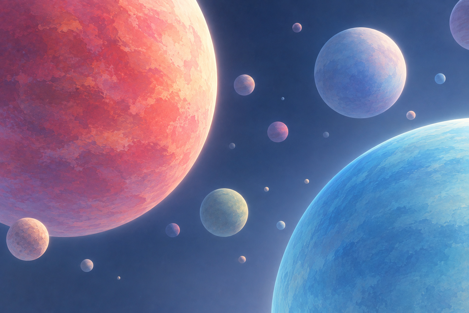 과거 우주의 거대 행성(Planet)구조와 그 특성, 과거의 우주는?