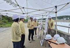 경기도, 오산 옹벽사고 복구현장 특별점검…우기 전 재발 방지
