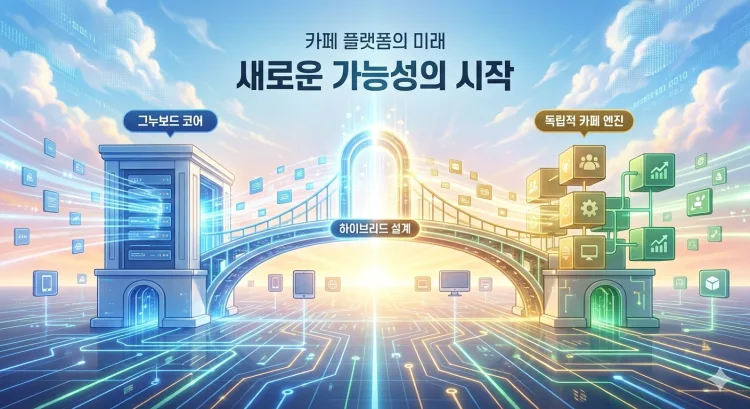 [기획] 그누보드 리빌더 기반 '카페 플랫폼' 구현의 기술적 한계와 쟁점