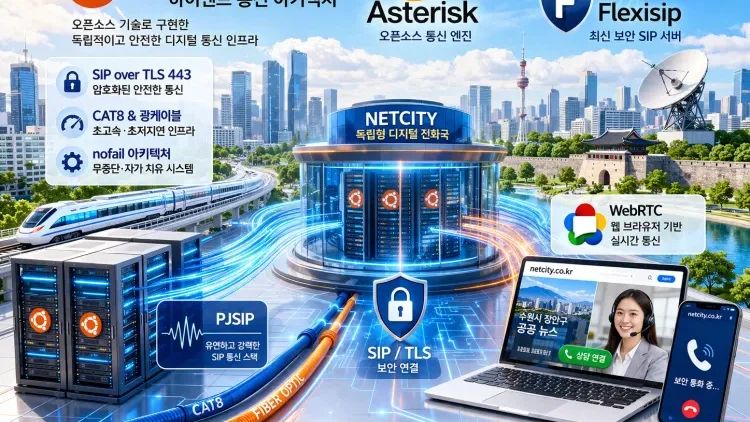 [미디어 기술 분석] 넷시티, 우분투 기반 ‘하이엔드 통신 아키텍처’ 구축… 오픈소스 엔진을 통한 디지털 주권의 완성