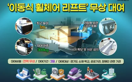 이동식 휠체어 리프트 무료 대여, 신청 대상과 방법