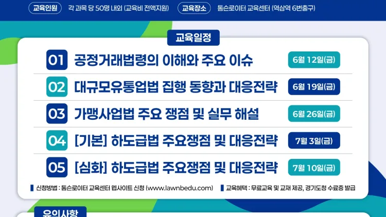 경기도, 중소·중견기업 대상 ‘2026년 공정거래 종합교육’ 실시