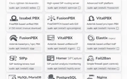 Ubuntu 서버용 VoIP / PBX 시스템