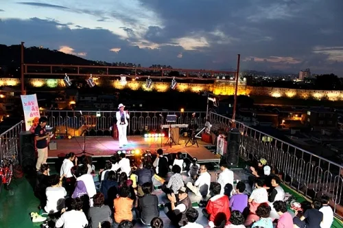 환상적인 하늘무대 지동 '노을빛 옥상음악회'를 가다_1