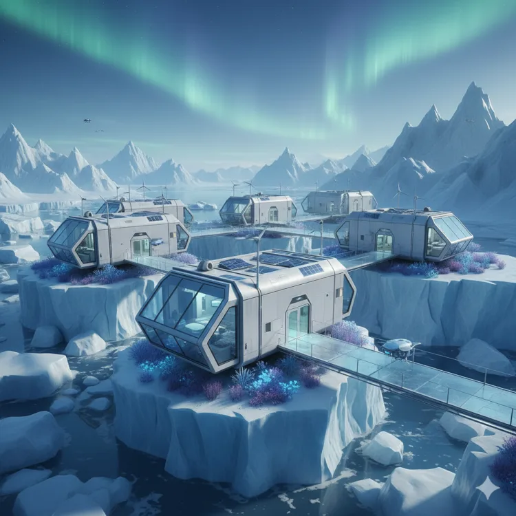 빙하세계, 미래 경량식 모듈러 주택이 답이다