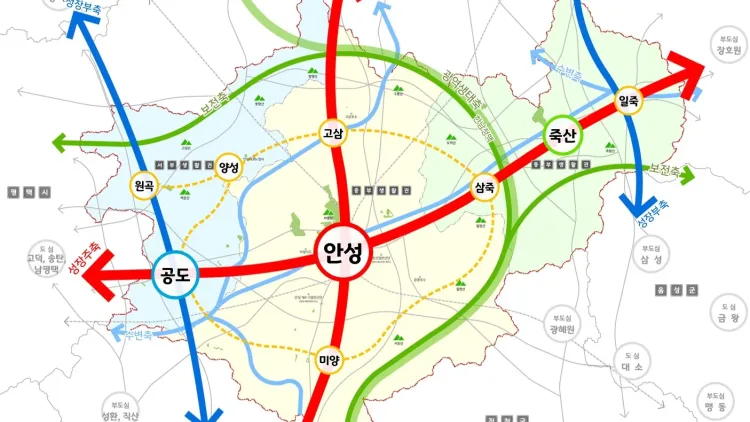 경기도, 2040년 안성 도시기본계획 승인…인구 28만 명 목표