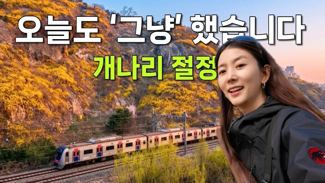 자연에빠지다, 출근 전 응봉산 일출과 개나리로 만든 서울의 아침 썸네일